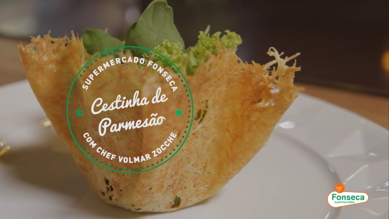 CESTINHA DE QUEIJO PARMESÃO - RECEITAS FONSECA SUPERMERCDOS