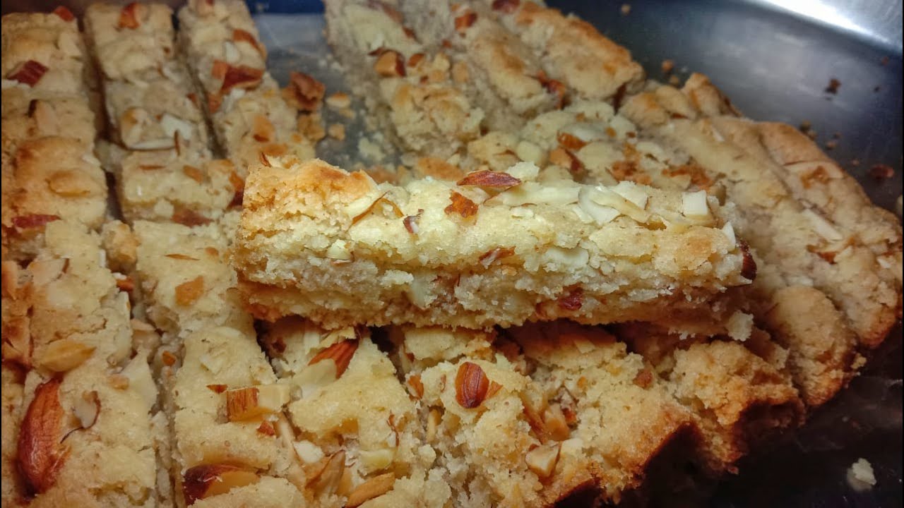 BADAM STICKS RECIPE | ALMOND COOKIES | BAKERY STYLE | BADAM BISCUIT RECIPE
