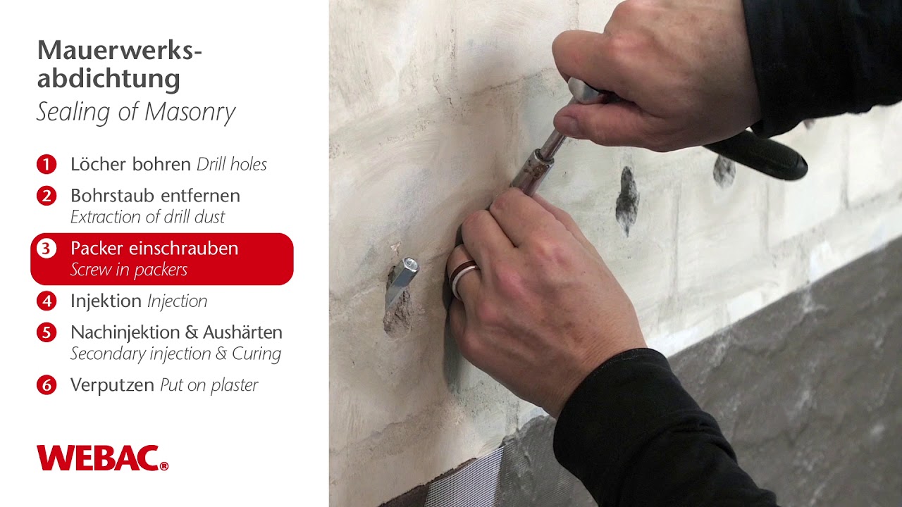 Mauerwerksabdichtung / Horizontalsperre