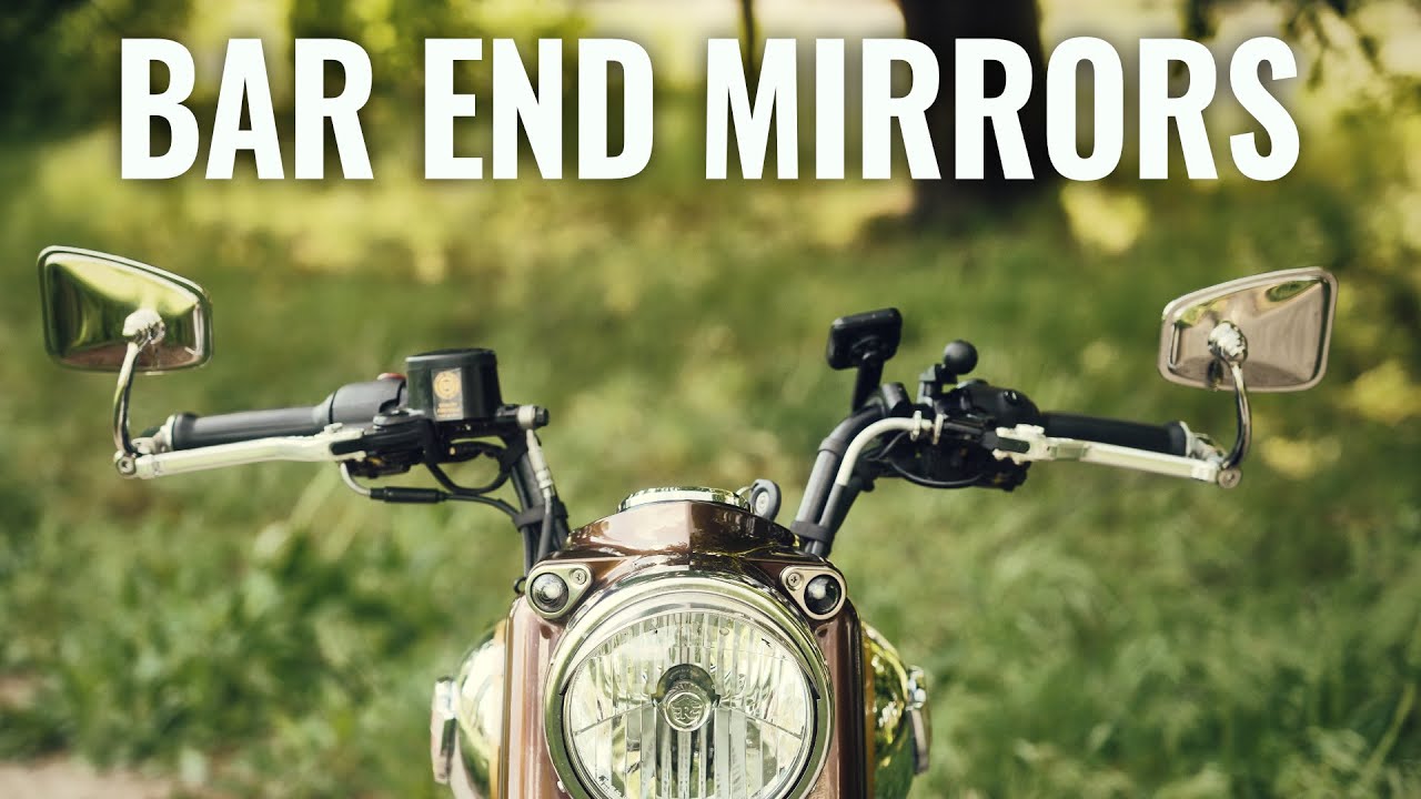 Installing Rectangular Bar End Mirrors on a Retro Bike