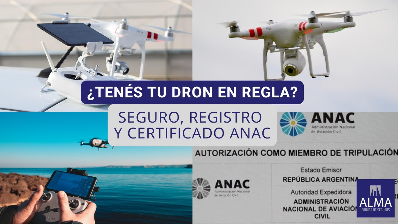 🛩️ Drones en Argentina - Seguro obligatorio, registro y certificado ANAC ✍️