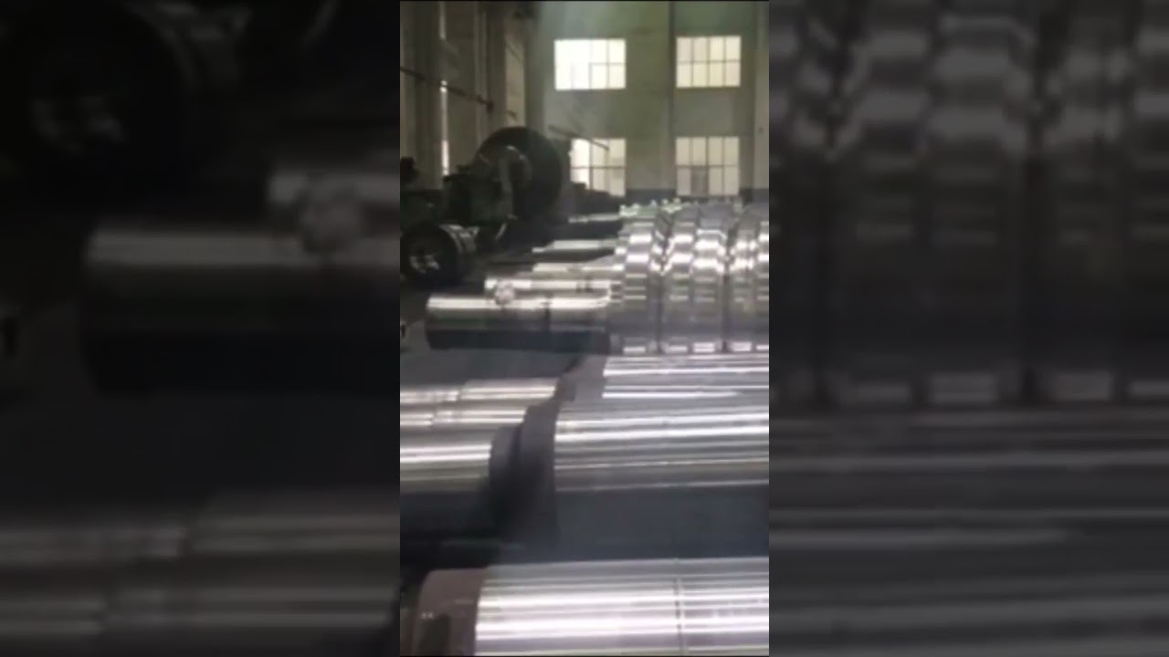 Finising process of rolling mill rolls   #steel #rolls #rollingmill