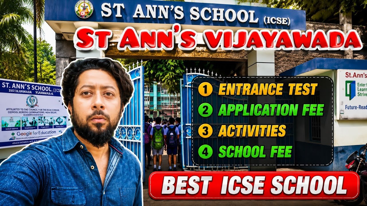 Part-1 Exam Time👩&zwj;🔬| St. Ann's ICSE School | Vijayawada | Ajithsingh nagar | telugu vlogs | rtviaann