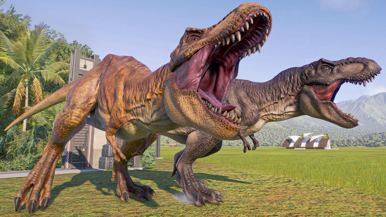Tyrannosaurus Rex and Spinosaurus - Jurassic World Prehistoric Life | Animation #3
