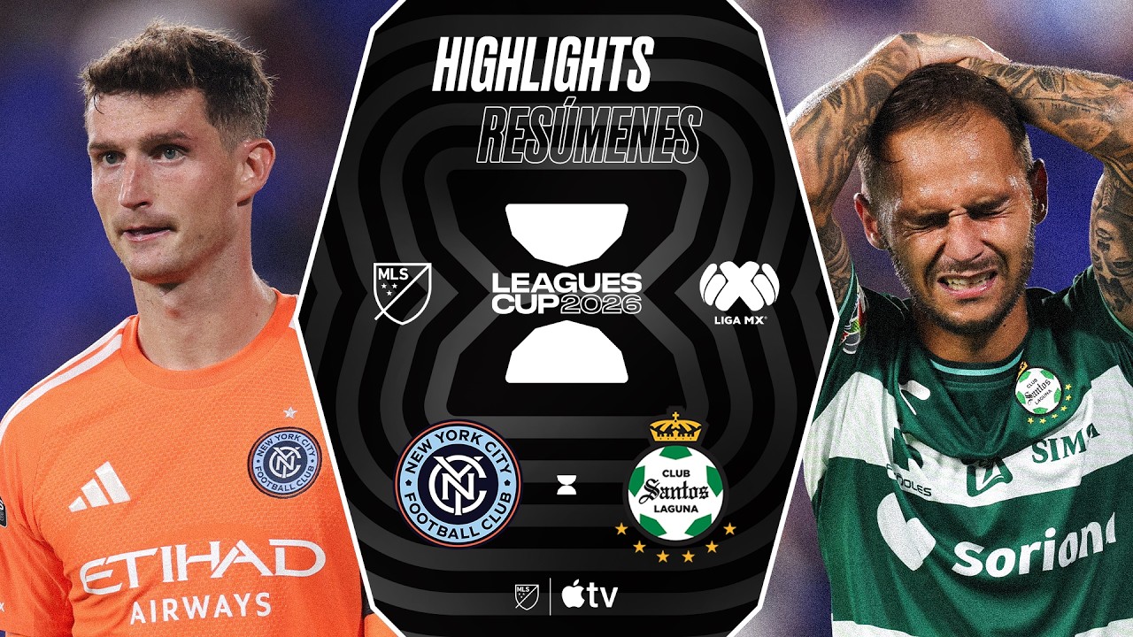 New York City FC vs. Club Santos Laguna | Leagues Cup | Full Match Highlights