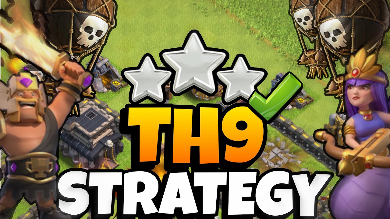 The BEST TH9 Attack Strategy! (Easy 3 Stars Every Time)