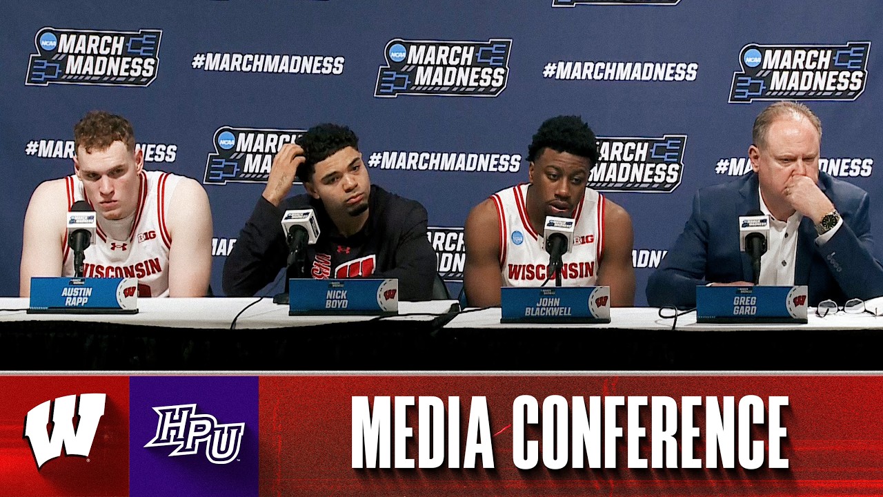 Postgame Media Conference vs High Point (NCAA) || Wisconsin Basketball || March 19, 2026