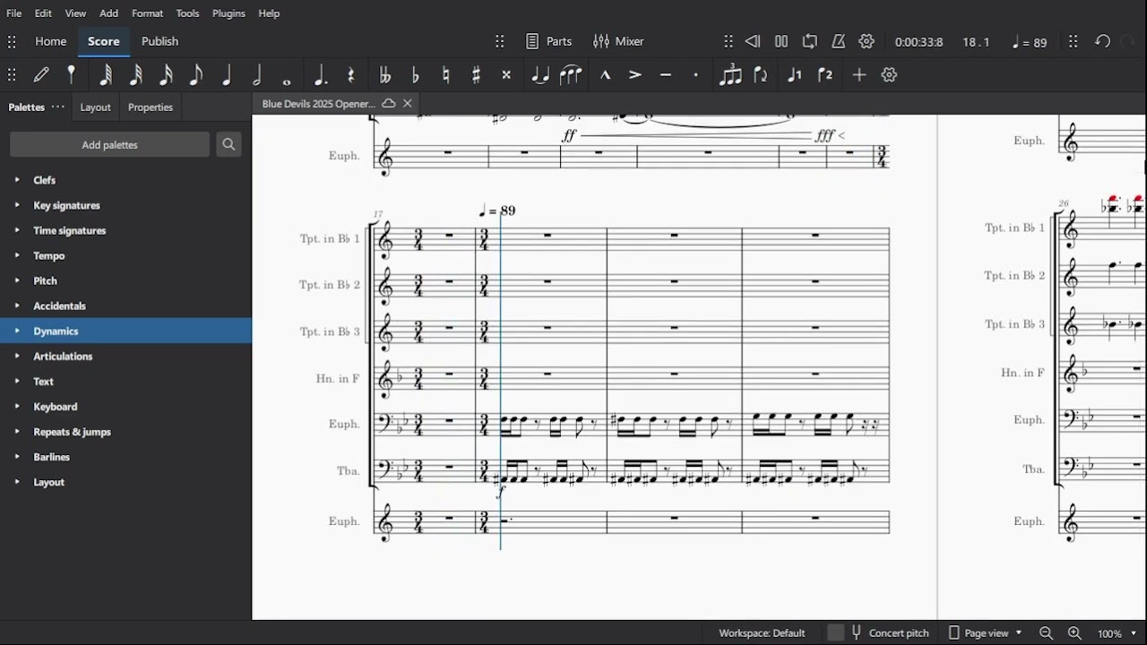 Blue Devils 2025 Opener (Early Transcription)