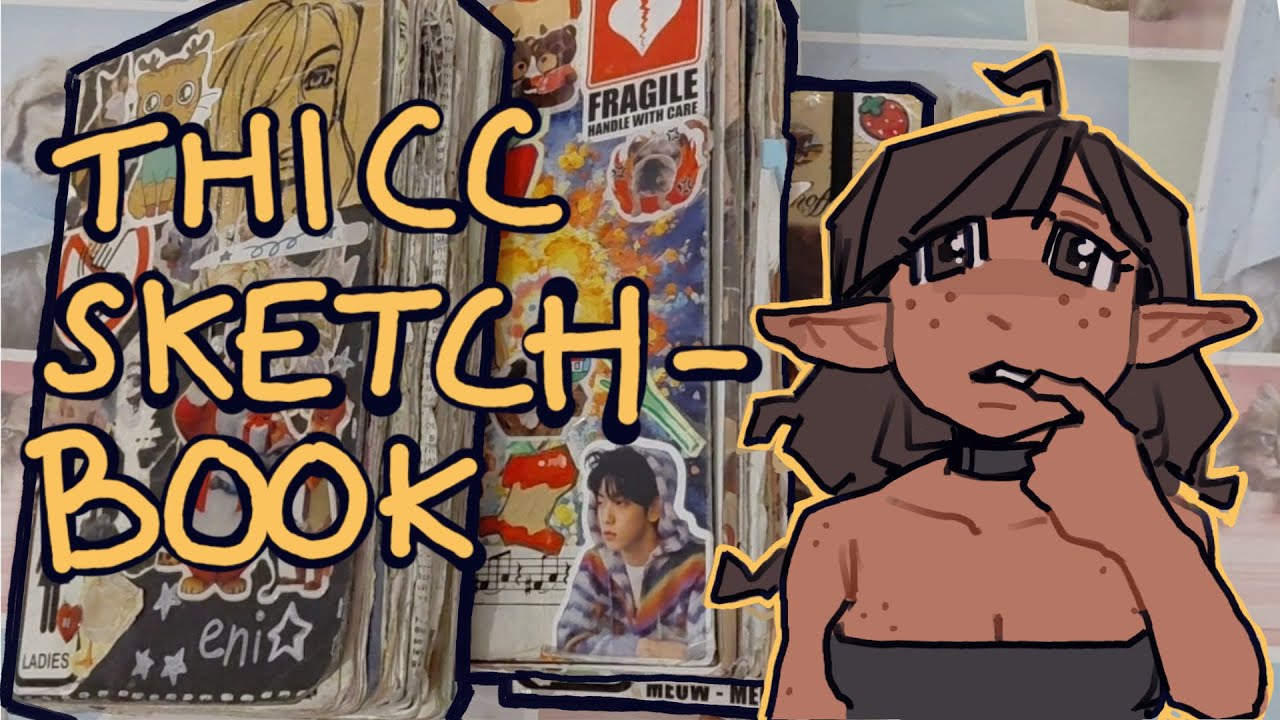 HOW I FILL MY SKETCHBOOKS (I think)