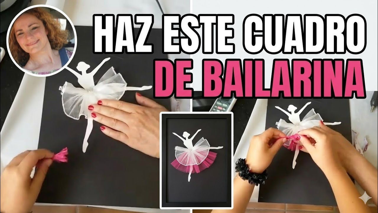 Cuadro bailarina 3d