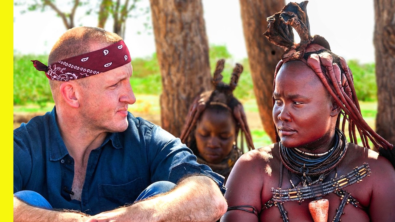 ¡Rara comida tribal de Namibia! ¡La vida y la comida del pueblo Himba!