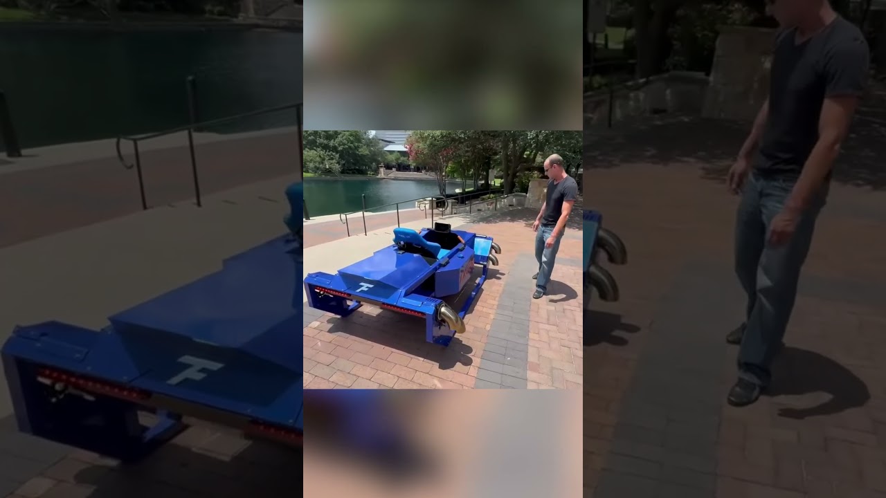 This jet-powered manned VTOL gets to 200 mph