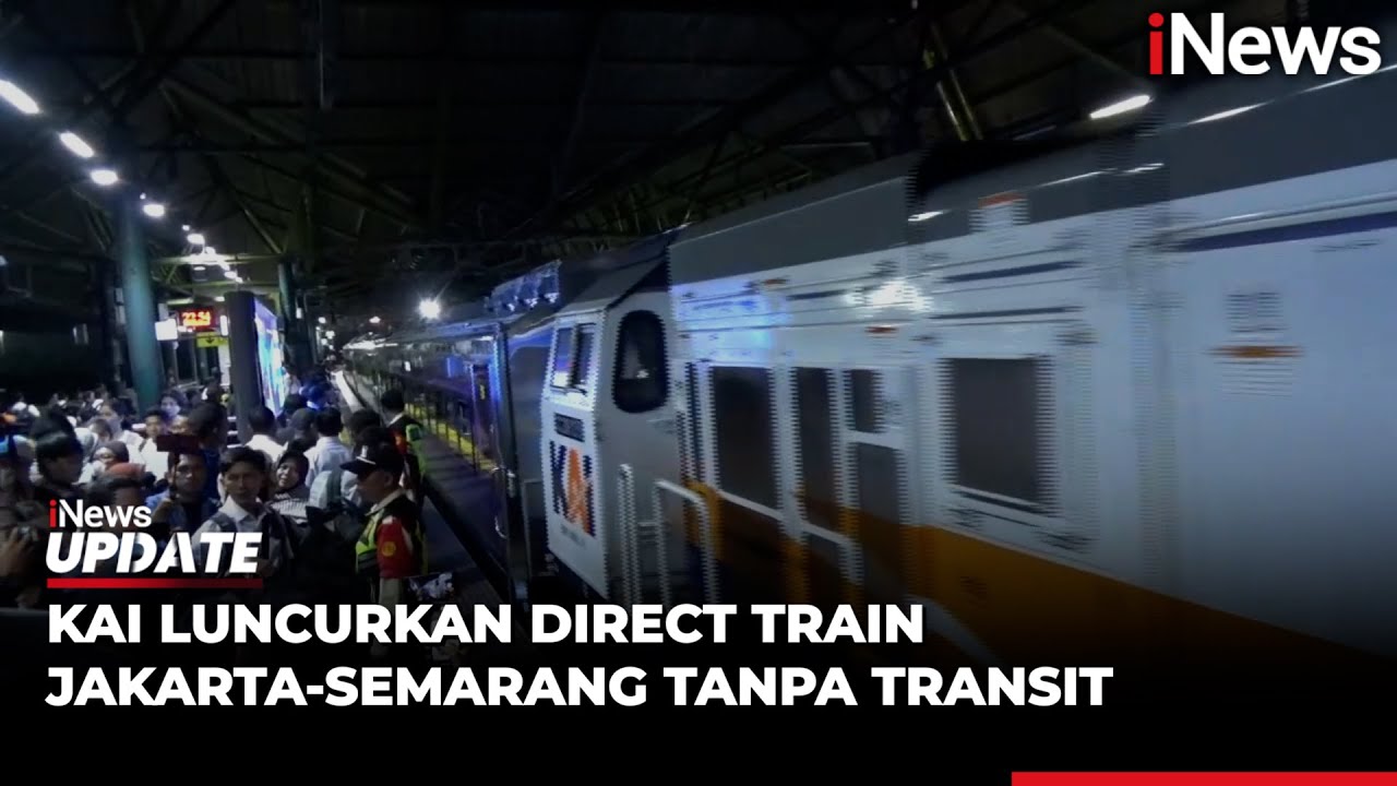 Sambut Nataru,  KAI Luncurkan Direct Train Rute Jakarta-Semarang Tawang Tanpa Transit