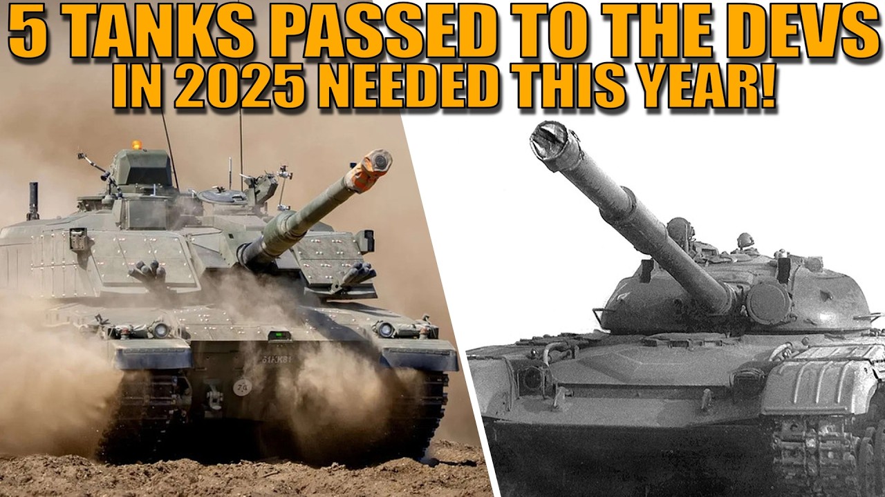 5 TANKS PASSED to the DEVS in 2025 that NEED to be added in 2026! - War Thunder