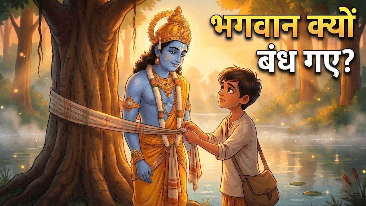 एक भोले बालक की भक्ति, जिसने भगवान को भी बाँध .........