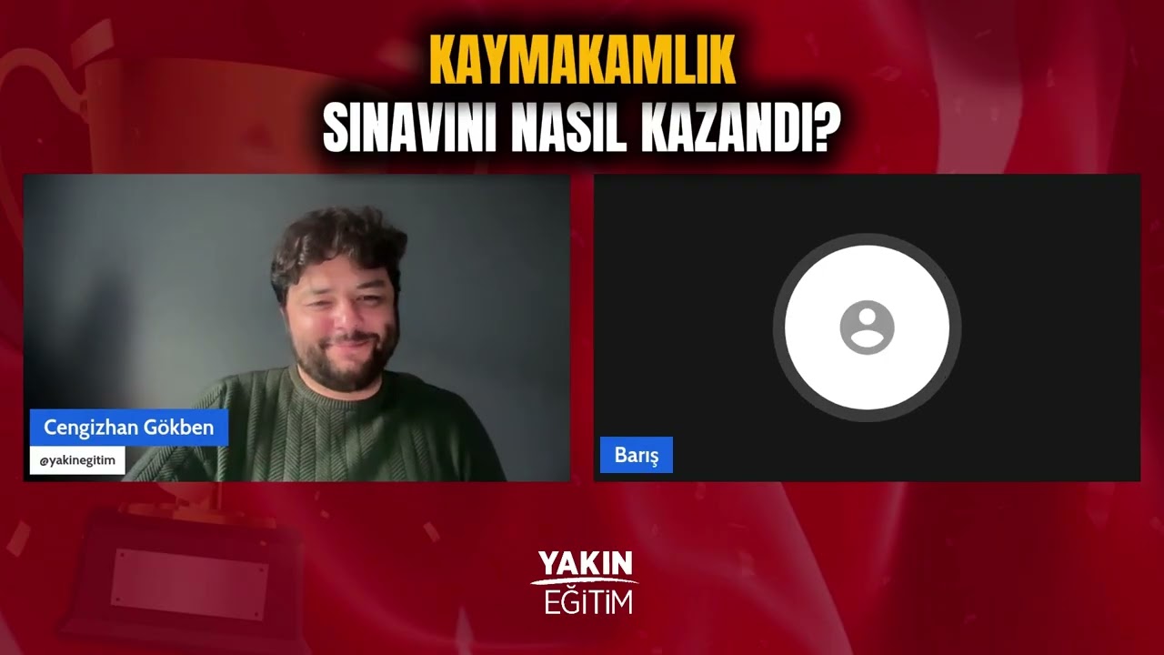 SINAV SÜRECİMİ KİMSEYE ANLATMADIM - KAYMAKAMLIK SINAVINI NASIL KAZANDI?