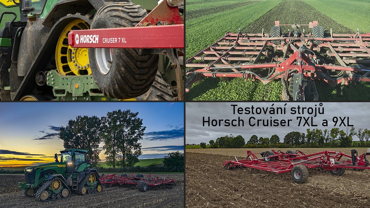Vlog z práce #98 - Testujeme stroje Horsch Cruiser 7XL a 9XL v různých polních podmínkách ...