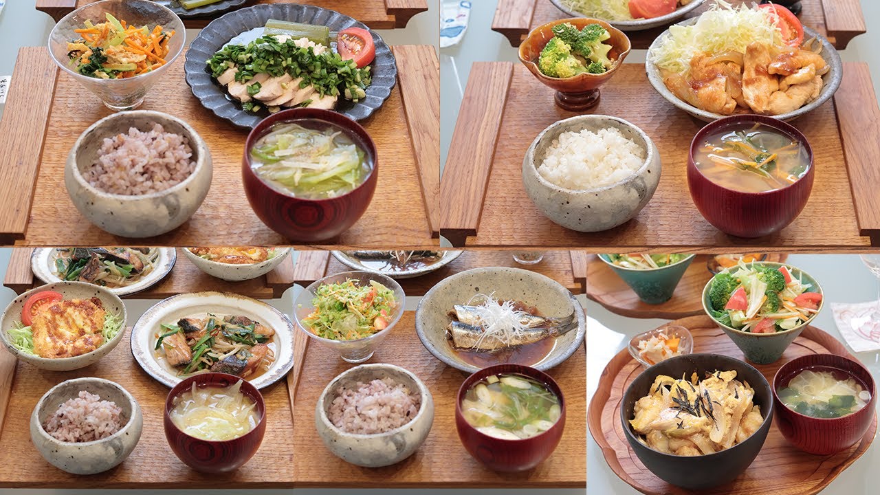 【薬剤師の健康料理】無理しない和食｜肉・魚・野菜が整う5日間