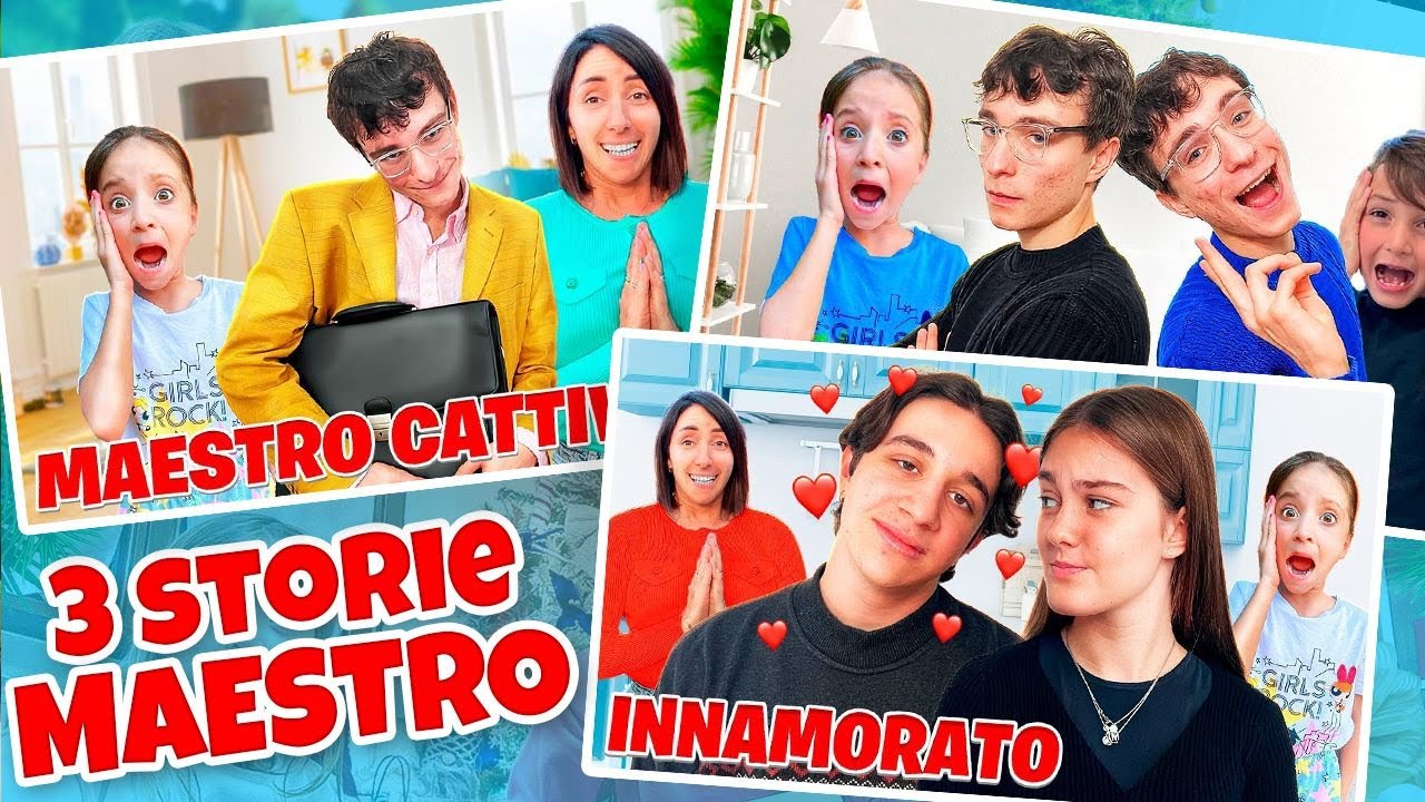 3 STORIE CON MAMMAGIULIA E FIGLIACHIARA, CON IGOR L'IDRAULICO, MARCO L'ISEGNANTE, LUCA IL MAESTRO!