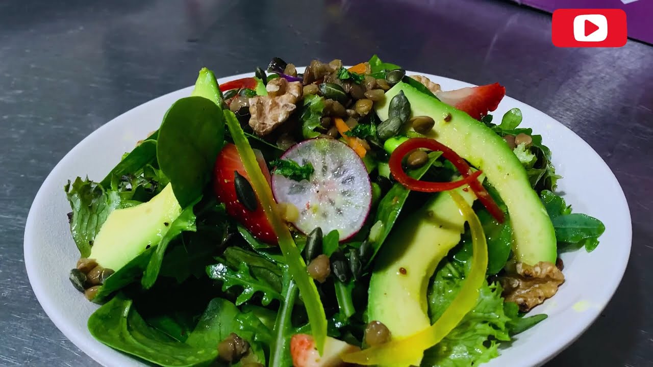 Green leaf salad | Protein salad | 