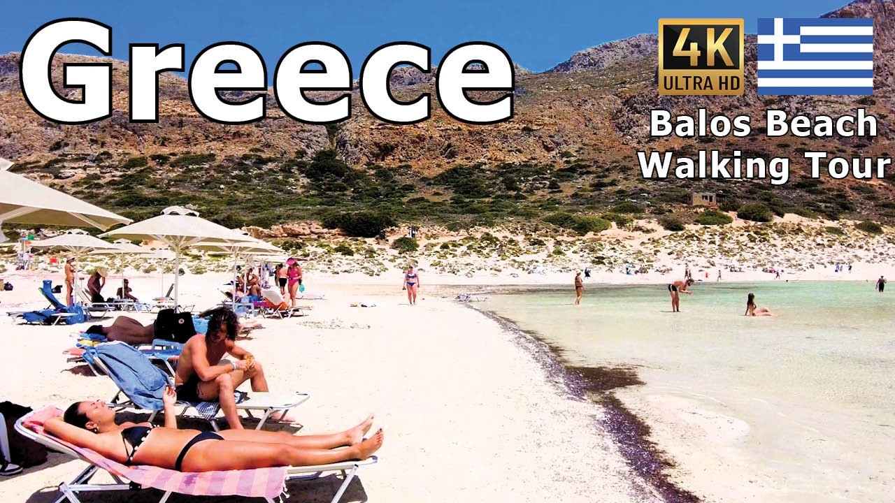 Greece 4K - Balos Beach Walk - #3 Top Beach in Europe 2026