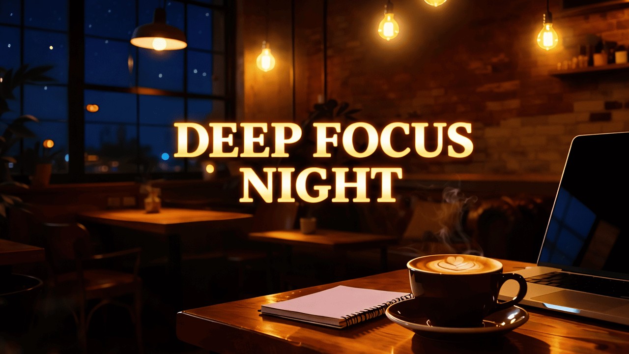 Late Night Coffee Shop Jazz R&B | Smooth Music for Deep Focus