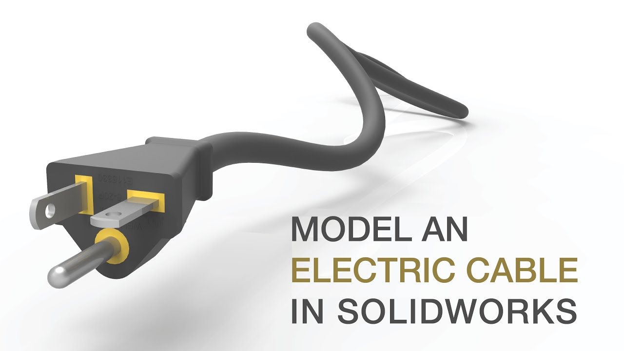 Моделирование электрического кабеля в Solidworks! Учебник для начинающих