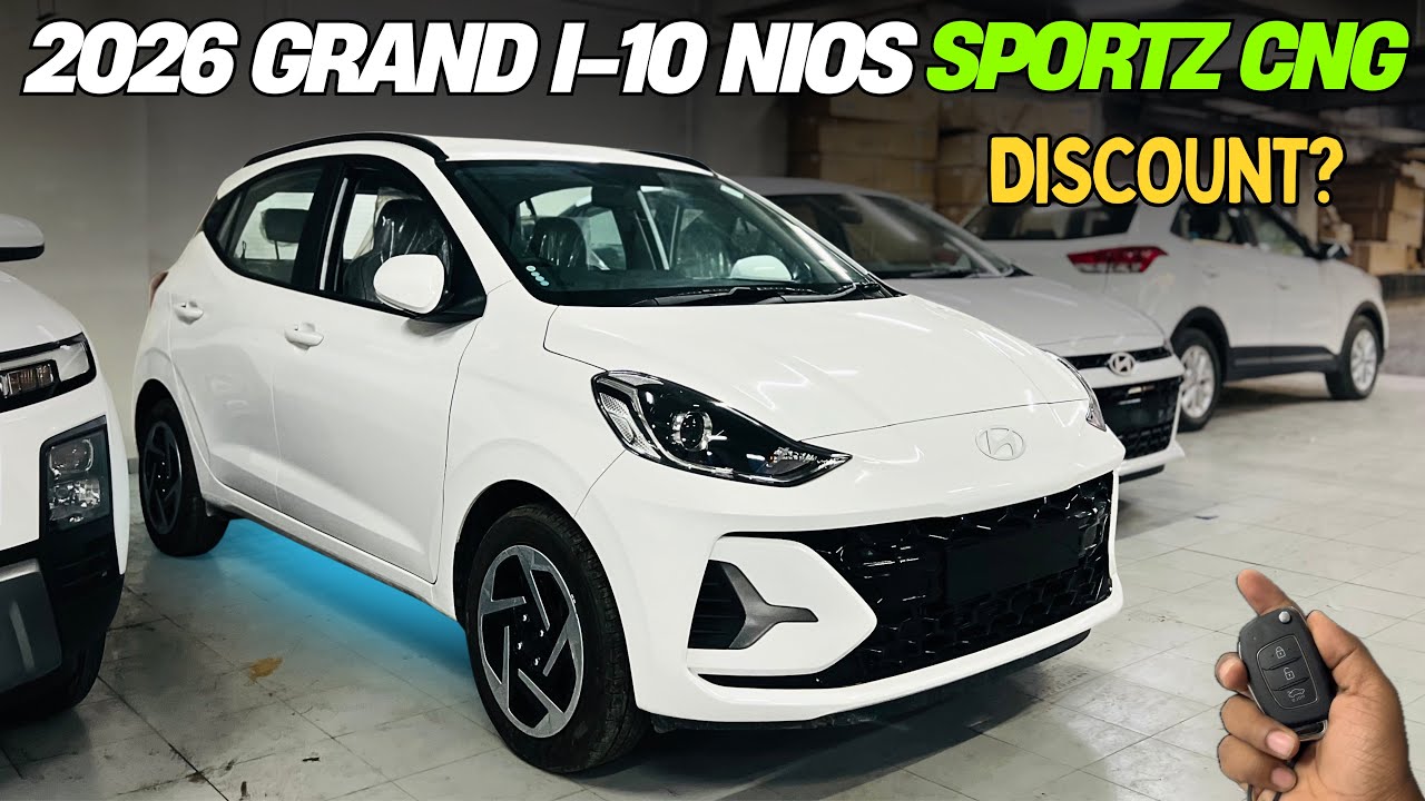 2026 🔥 Hyundai Grand i10 Nios Sportz CNG Full Review ✅ Price & Features ❤️ 30 KMPL Mileage 