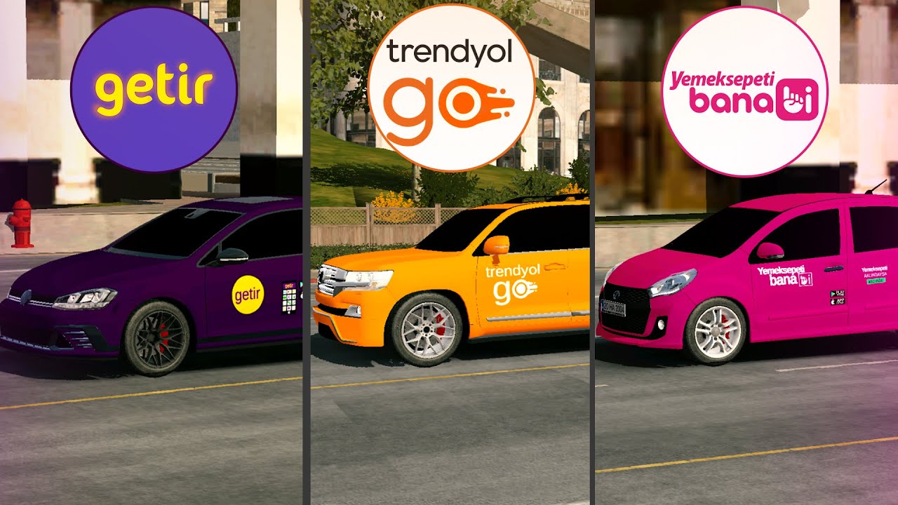 GETİR vs TRENDYOL vs YEMEKSEPETİ ARAÇLARI YAPTIM !! FAKİRDEN ZENGİNE S3 #11 Car Parking Multiplayer