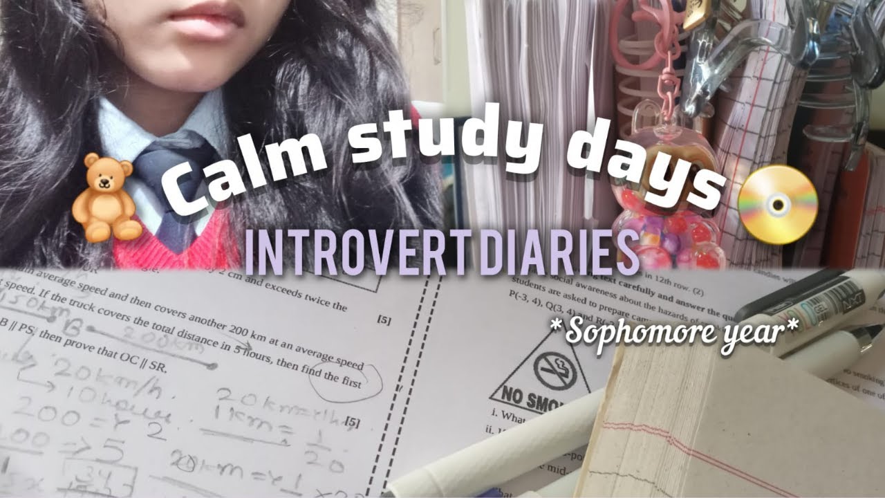 ⋆.𐙚 ̊ An Introvert's Vlog 🐼 | Study vlog 𖹭.ᐟ  | Calm and quiet days in my life | Grade 10