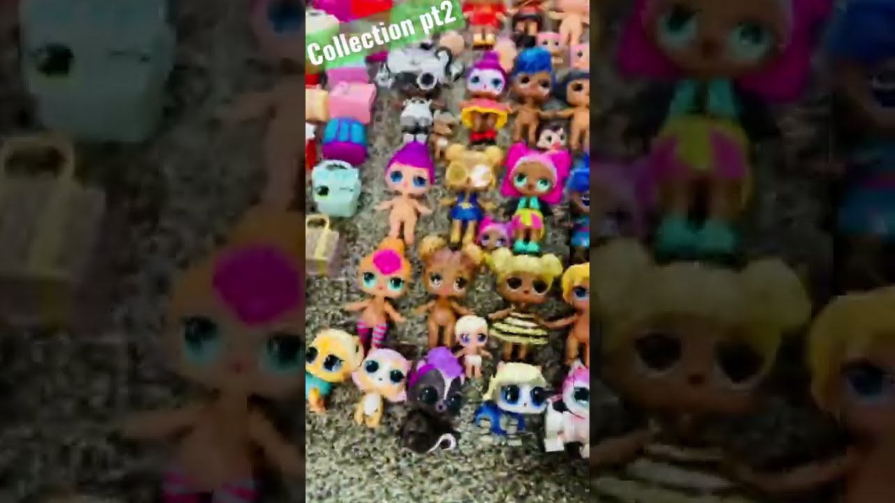 Lol doll collection! Lol surprise collection pt 2 #shorts #short #collectlol #lolsurprise #loldolls