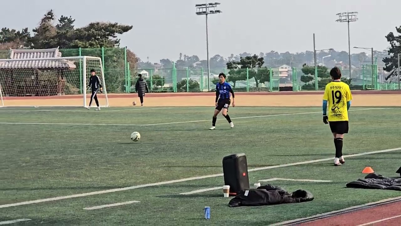 2026 제주도 동계훈련 3학년 후반전 청주직지FC-U15 : 충의중 2026-01-24 예월운동장