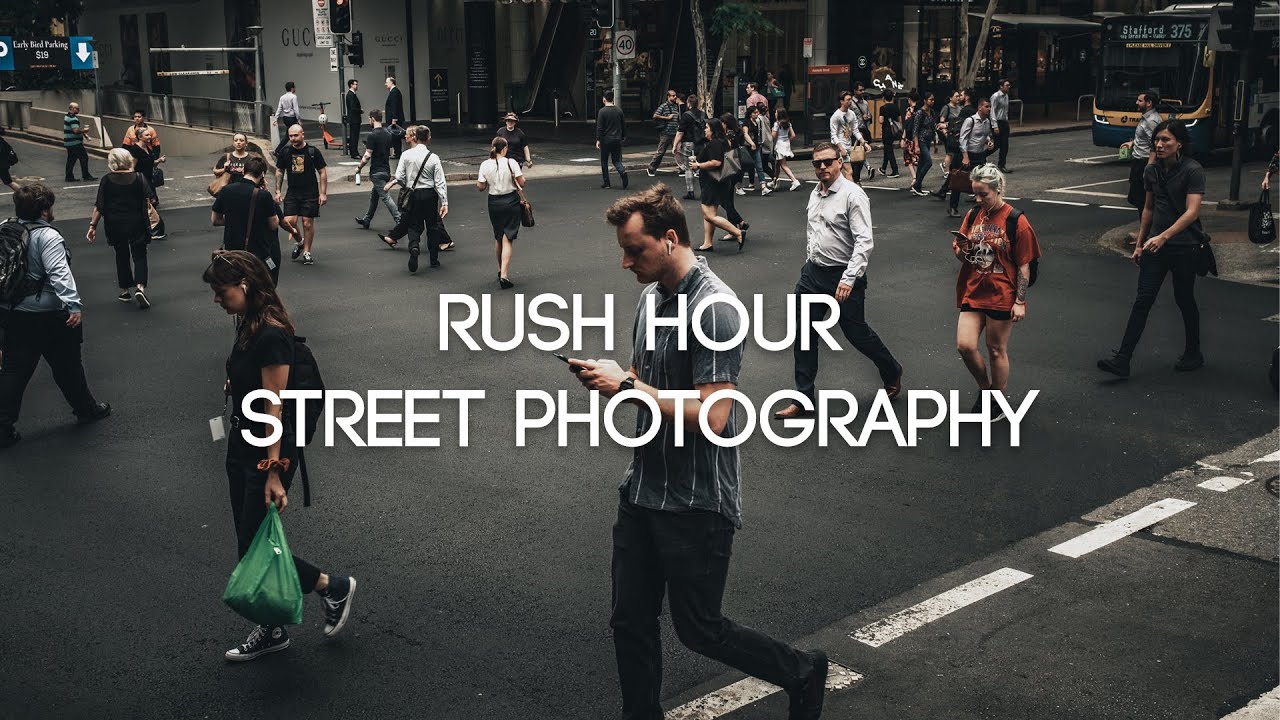 Rush-hour street photography with the X100V