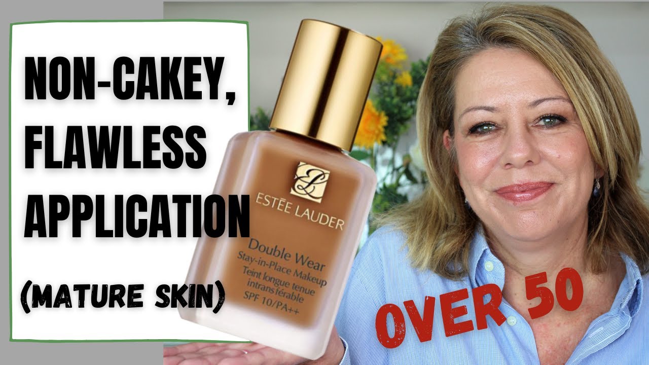 How to Apply Estee Lauder Double Wear | Non-cakey application for mature skin