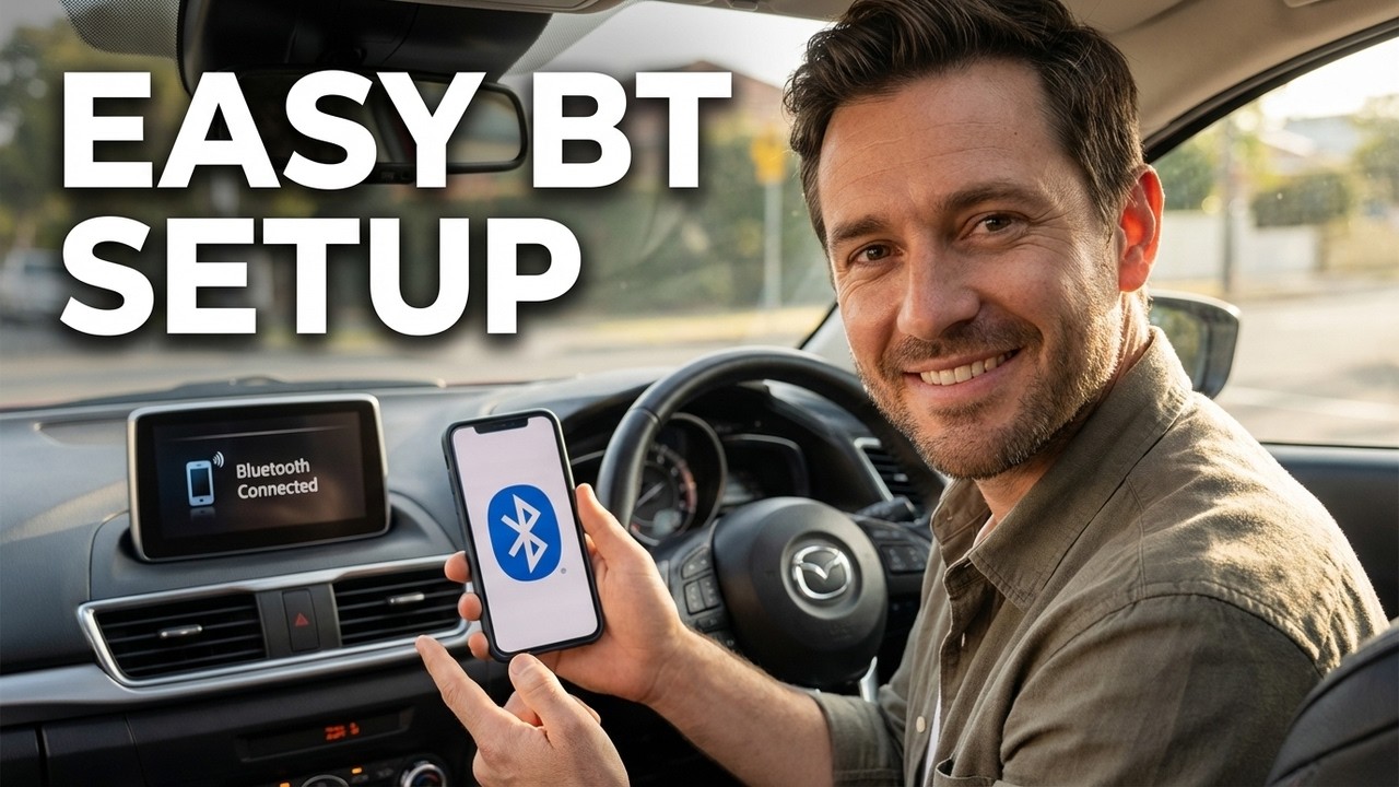 Как подключить телефон по Bluetooth к Mazda 3 (2013-2018)