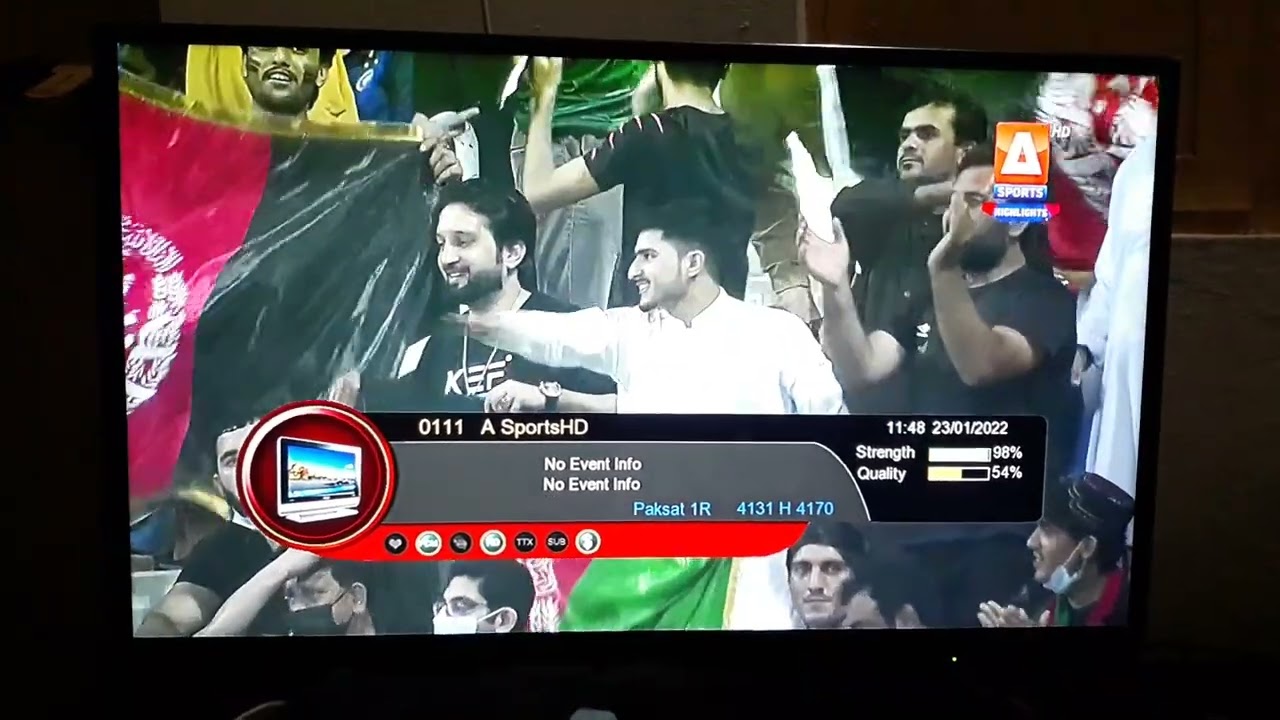 A sports hd free to Air on Paksat 38&deg;East
