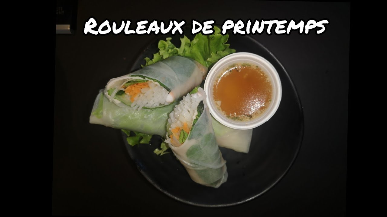 ROULEAUX DE PRINTEMPS. LA CUISINE DE YVO