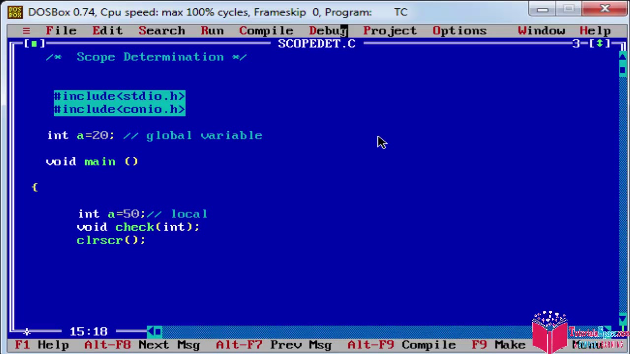 46- Local Variables And Global Variables In C Programming Language In HINDI