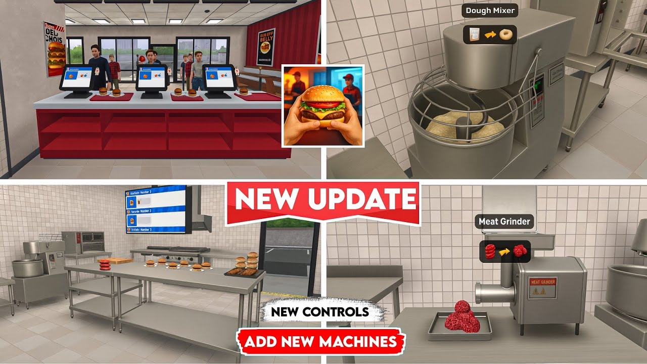 BURGER BELLY NEW UPDATE 🤩 | FINALLY ADD HUI NAYI MACHINES !