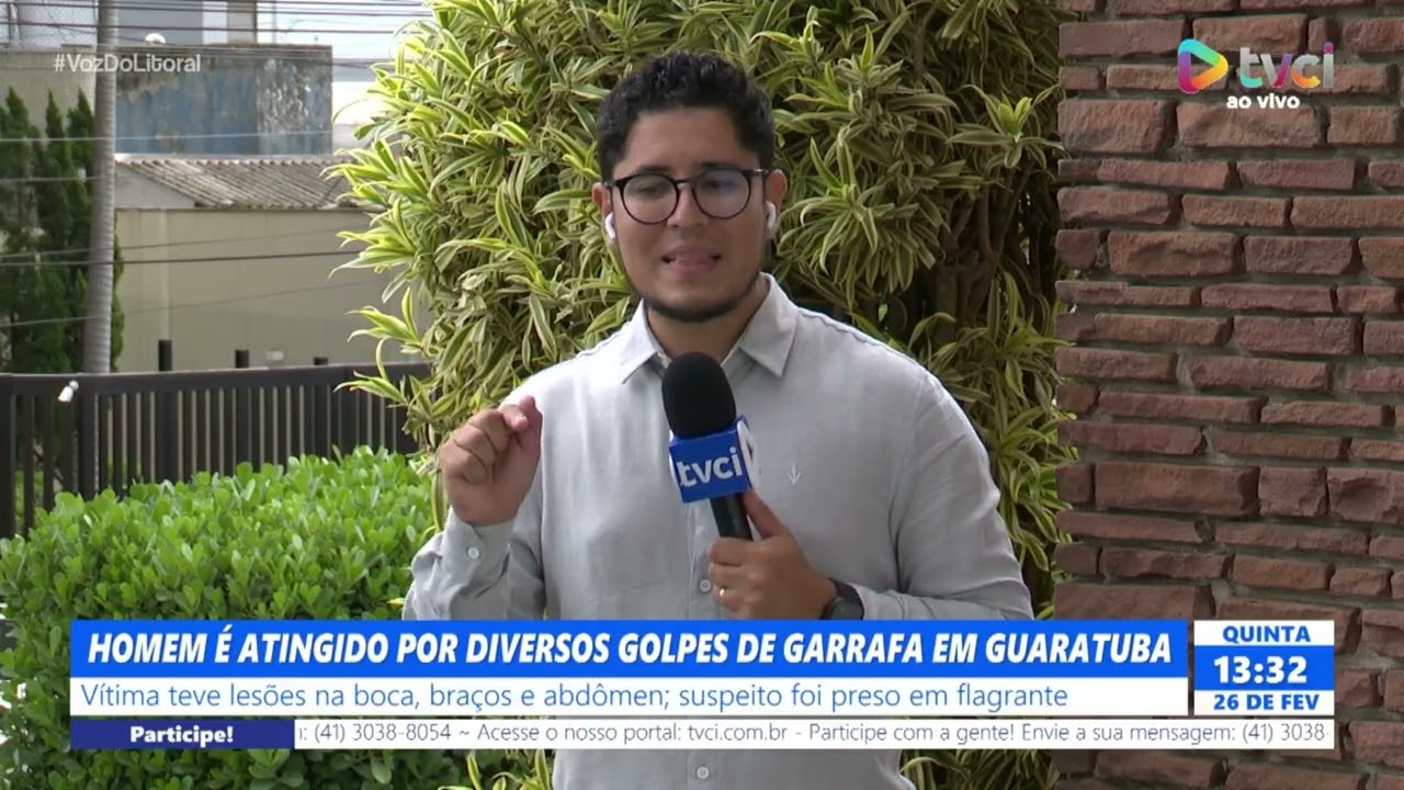 HOMEM É ATINGIDO POR DIVERSOS GOLPES DE GARRAFA EM GUARATUBA