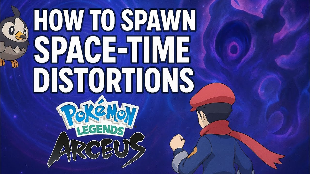 How to Spawn Space-Time Distortions in Pokémon Legends: Arceus