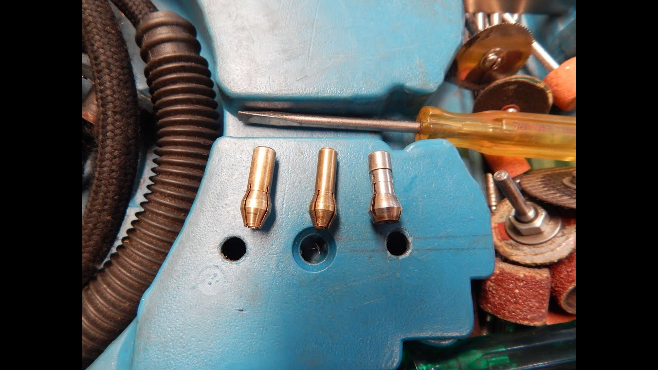 How to bore out Dremel style collets to a larger size