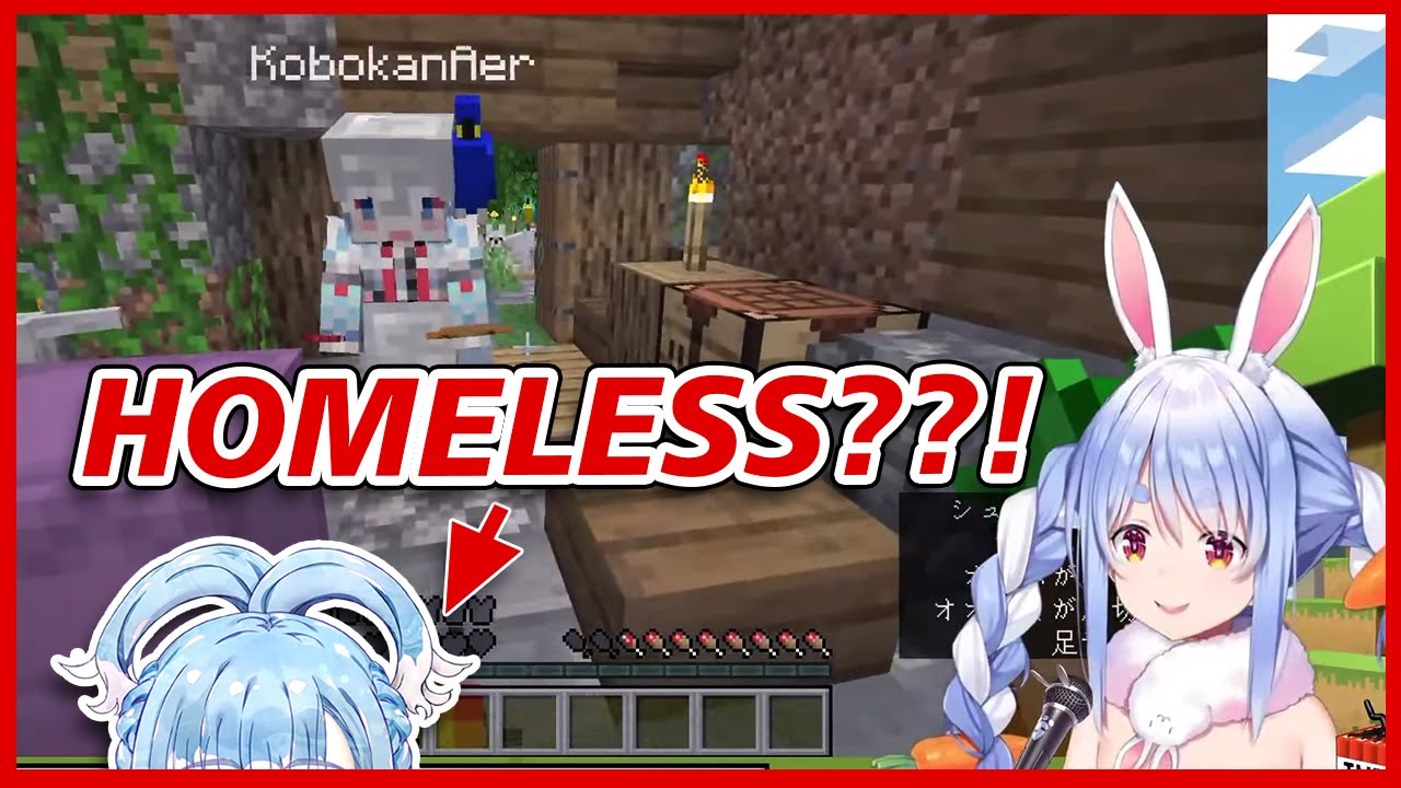 Pekora meets Homeless Kobo in HoloID server 【Hololive / English Sub】