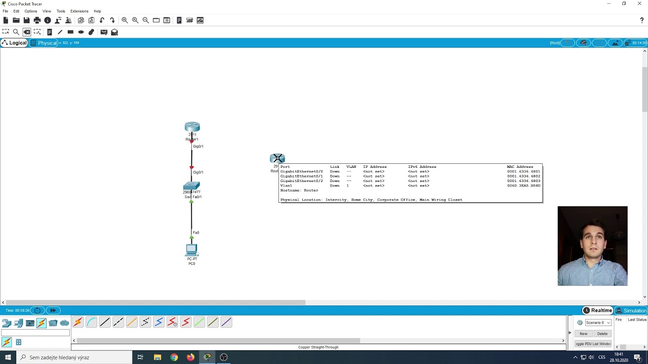 Úvod do programu Cisco Packet Tracer | Cisco CCNA #1