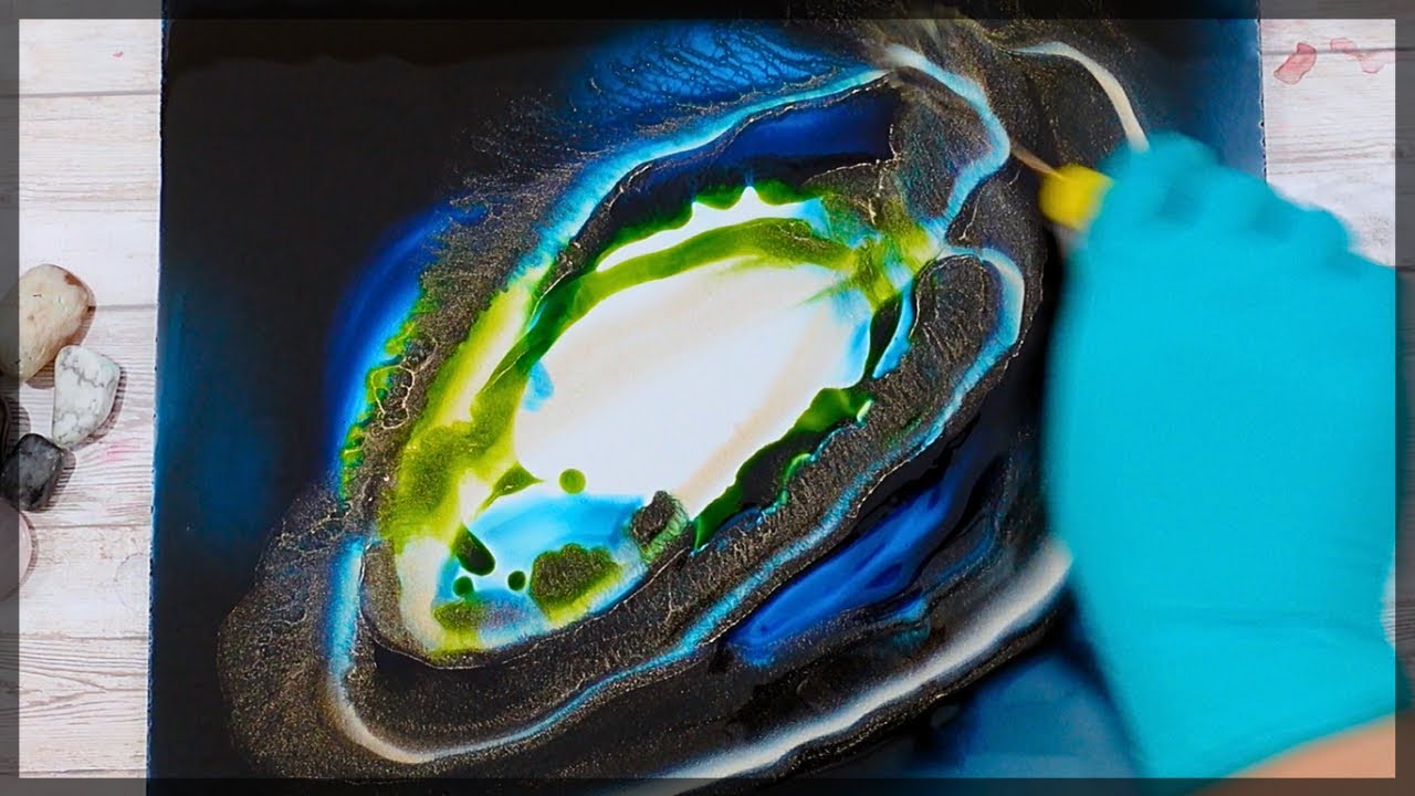 How to Paint a Stunning Galaxy with Alcohol Ink - Step-by-Step Guide