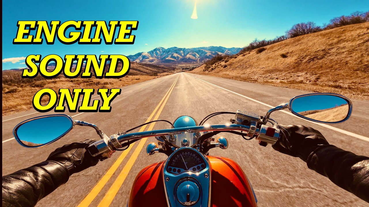 Parleys canyon | Honda VTX | Pure V-Twin Sound | V&H Pipes | Motorcycle ASMR