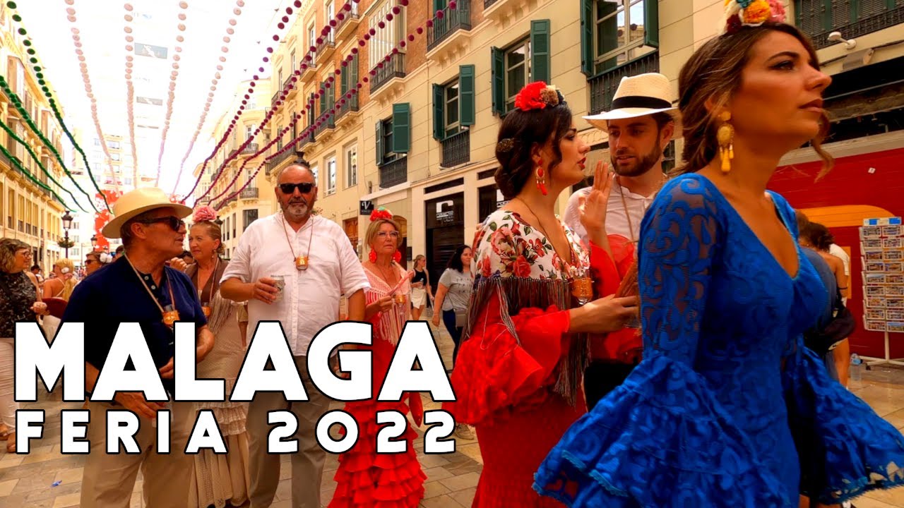 Malaga City Spain Feria de Málaga 2022 Beautiful Colorful Summer in Costa del Sol | Andalucía [4K]