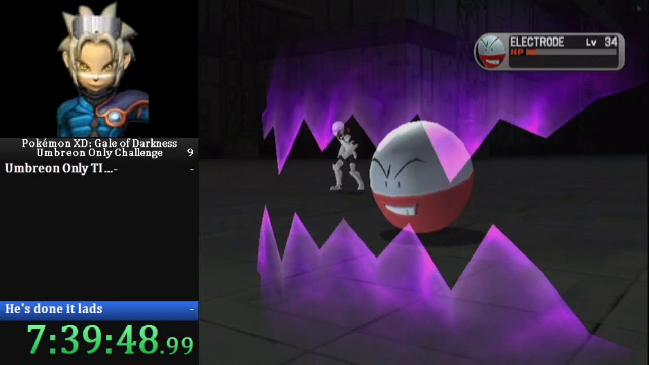 Pokemon XD Umbreon only Challenge Part 2