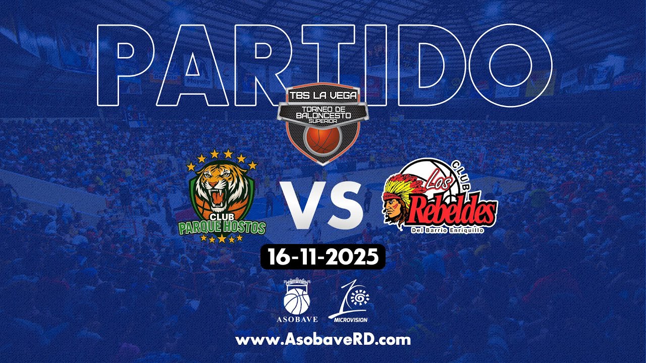 TBS LA VEGA: PARQUE HOSTOS VS ENRIQUILLO | 16-11-2025