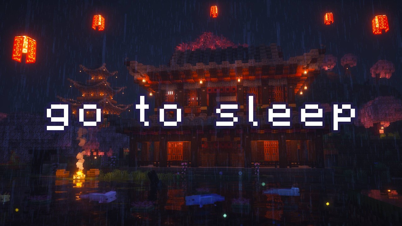 why are you still awake?.. (minecraft music & relaxing rain)